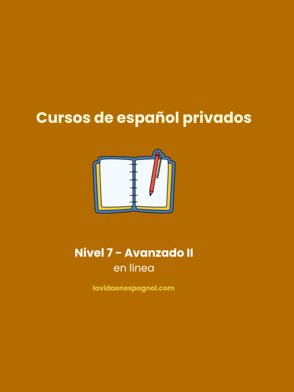 Clases de español en línea Nivel avanzado Spanish Classes