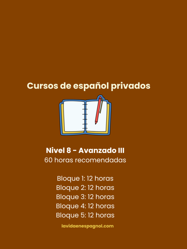 Private Spanish Courses | Cours d’espagnol privés | Cursos de español privados